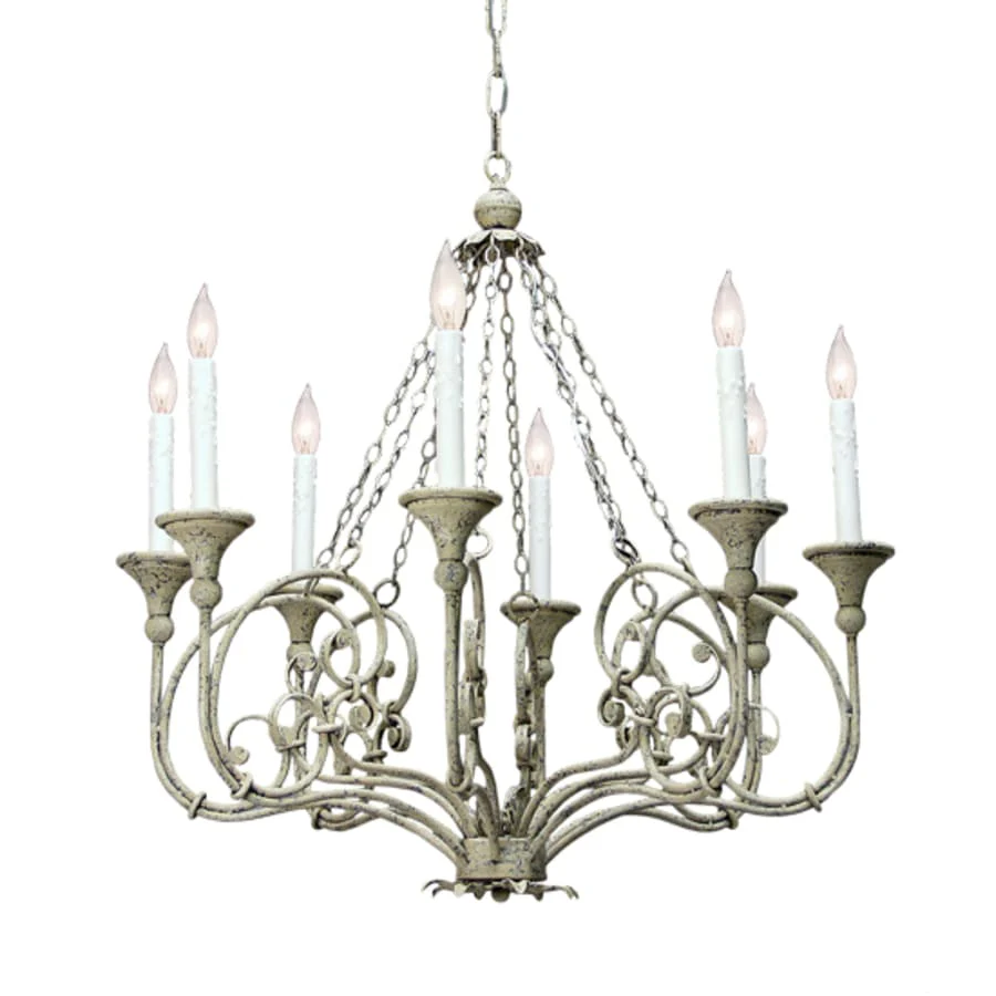 Meyda Tiffany Rachelle 8 Light 42" Wide Taper Candle Style Chandelier - Image 2