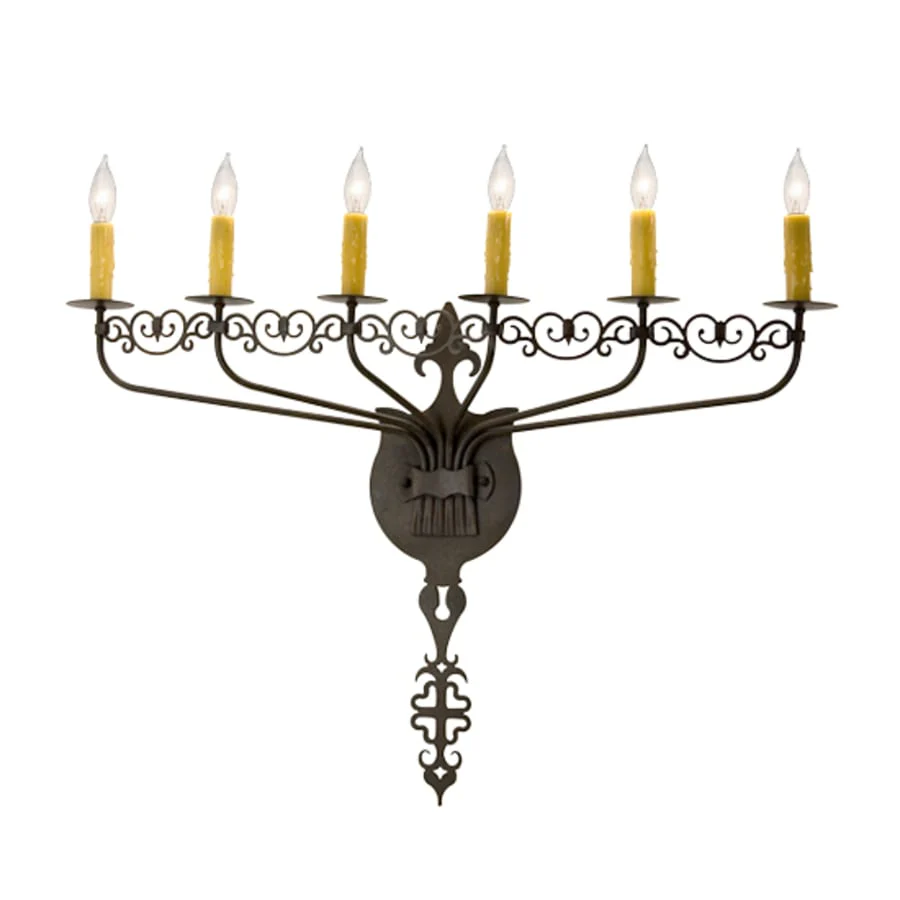 Meyda Tiffany Almonte 6 Light 26" Tall Wall Sconce - Image 1