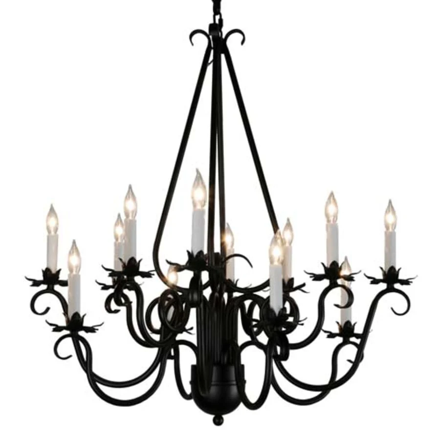 Meyda Tiffany Caleb 12 Light 32" Wide Taper Candle Style Chandelier - Image 1