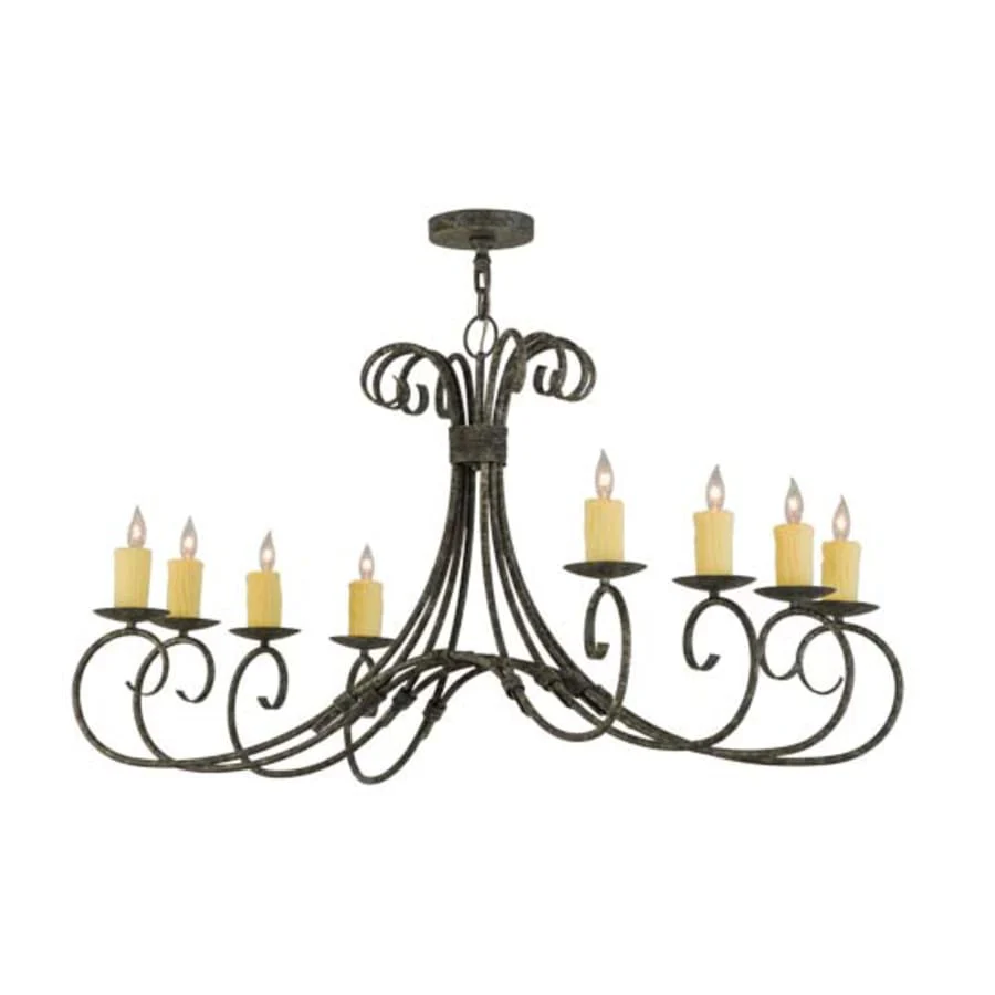 Meyda Tiffany Elon 8 Light 24" Wide Taper Candle Style Chandelier - Image 1