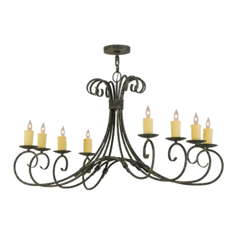 Meyda Tiffany Elon 8 Light 24" Wide Taper Candle Style Chandelier - Image 2