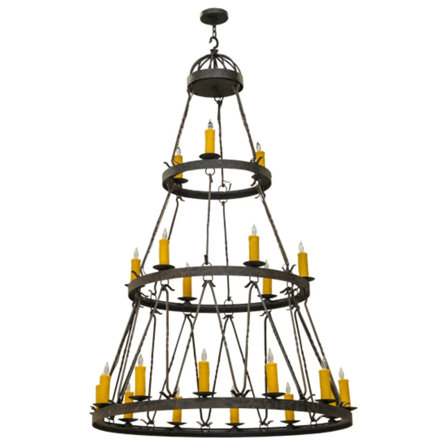 Meyda Tiffany Lakeshore 21 Light 54" Wide Taper Candle Style Chandelier - Image 3