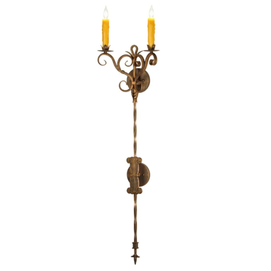 Meyda Tiffany Palmira 2 Light 48" Tall Wall Sconce - Image 1