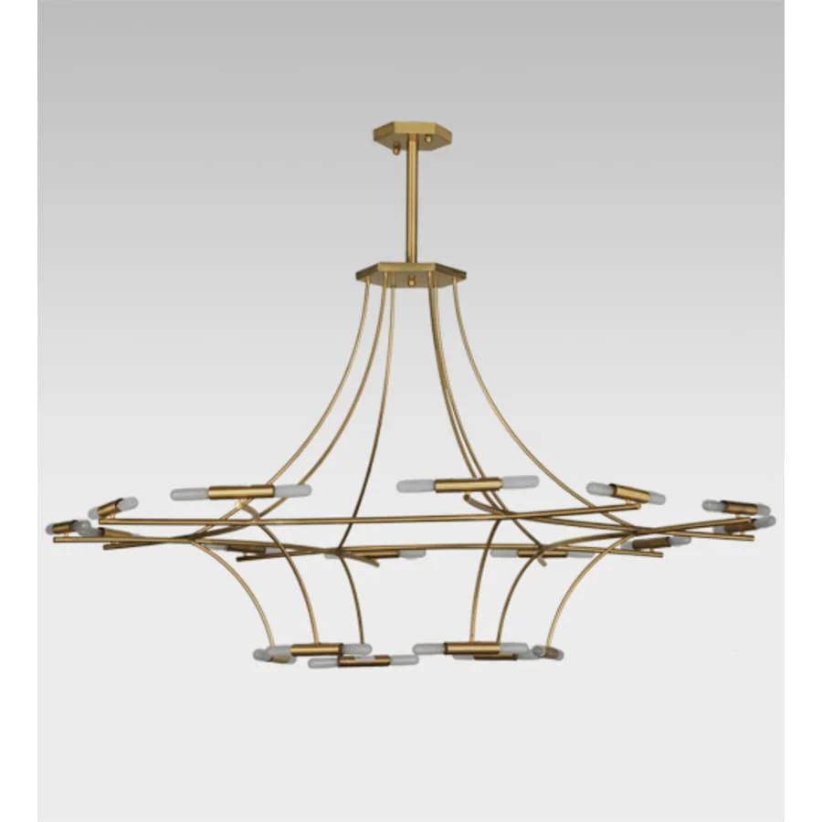Meyda Tiffany ISON 36 Light 87" Wide Ring Chandelier - Image 3