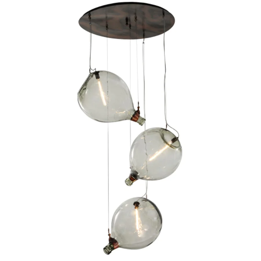 Meyda Tiffany Euri Tanta 3 Light 40" Wide Multi Light Pendant - Image 3