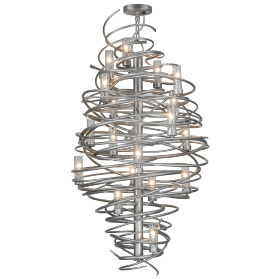 Meyda Tiffany Cyclone 18 Light 30" Wide Ring Chandelier - Image 2
