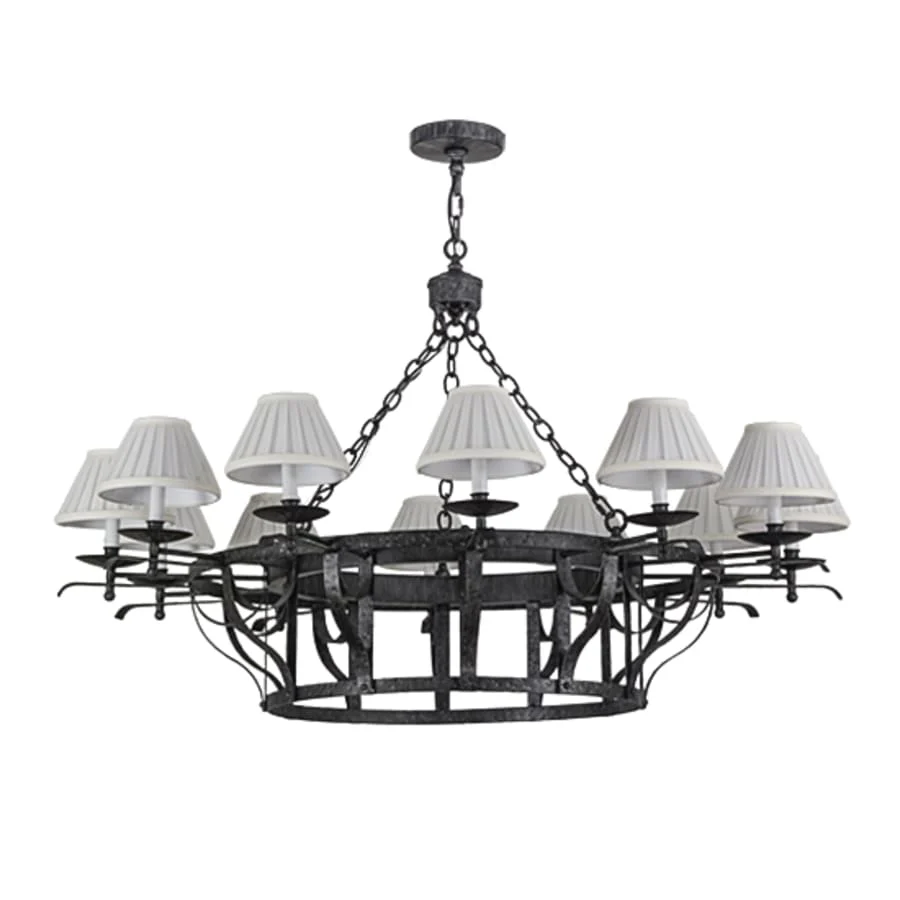 Meyda Tiffany Ethel 12 Light 52" Wide Ring Chandelier - Image 3