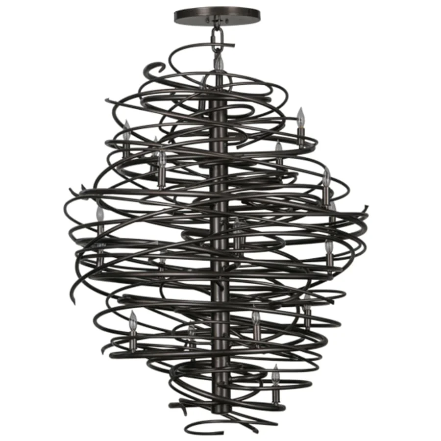 Meyda Tiffany Cyclone 20 Light 42" Wide Candle Style Chandelier - Image 3