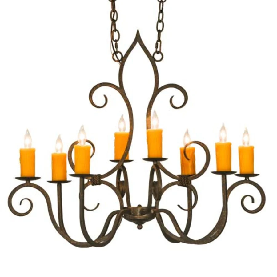 Meyda Tiffany Clifton 8 Light 26" Wide Taper Candle Style Chandelier - Image 1