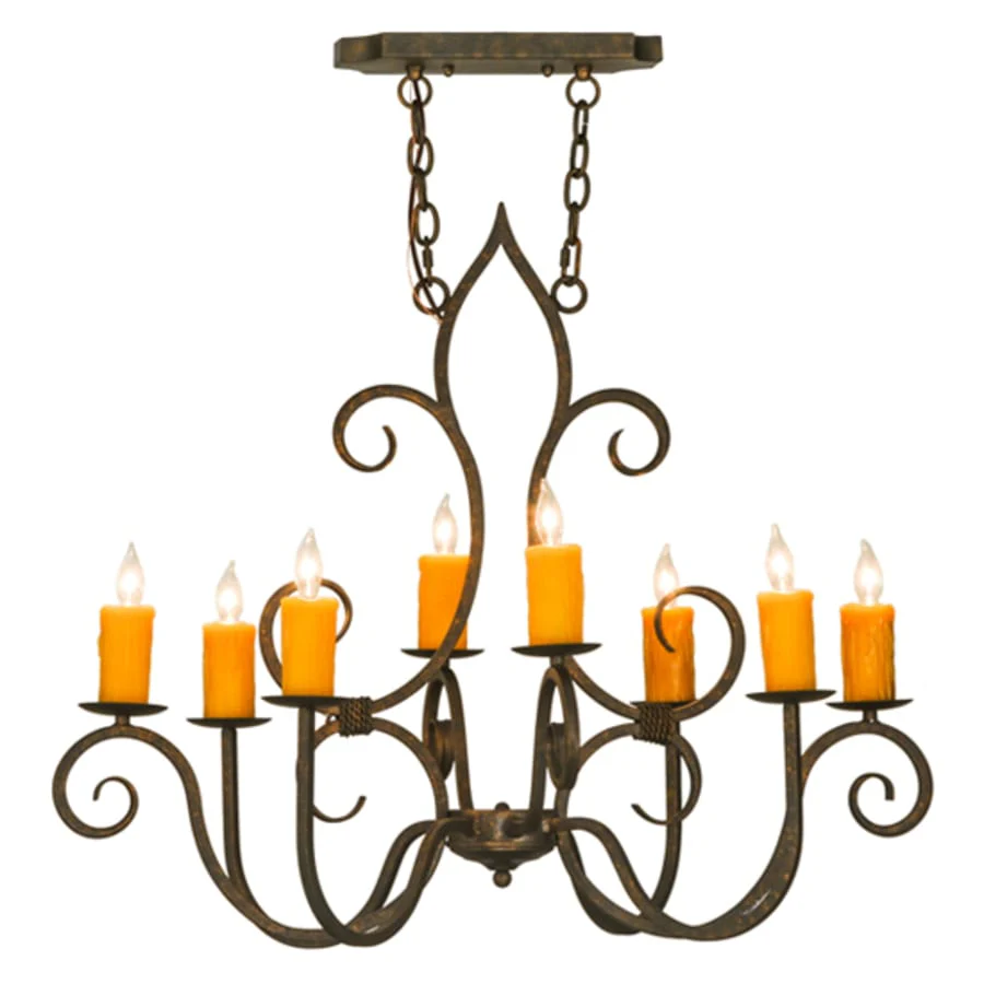 Meyda Tiffany Clifton 8 Light 26" Wide Taper Candle Style Chandelier - Image 2