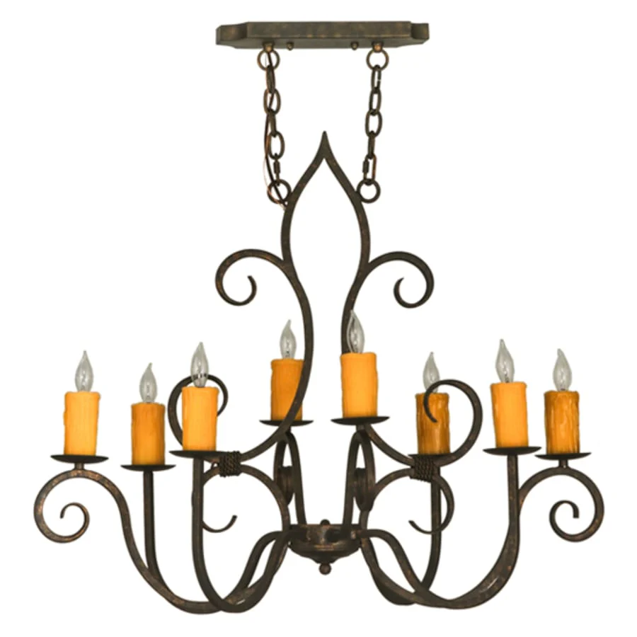 Meyda Tiffany Clifton 8 Light 26" Wide Taper Candle Style Chandelier - Image 3