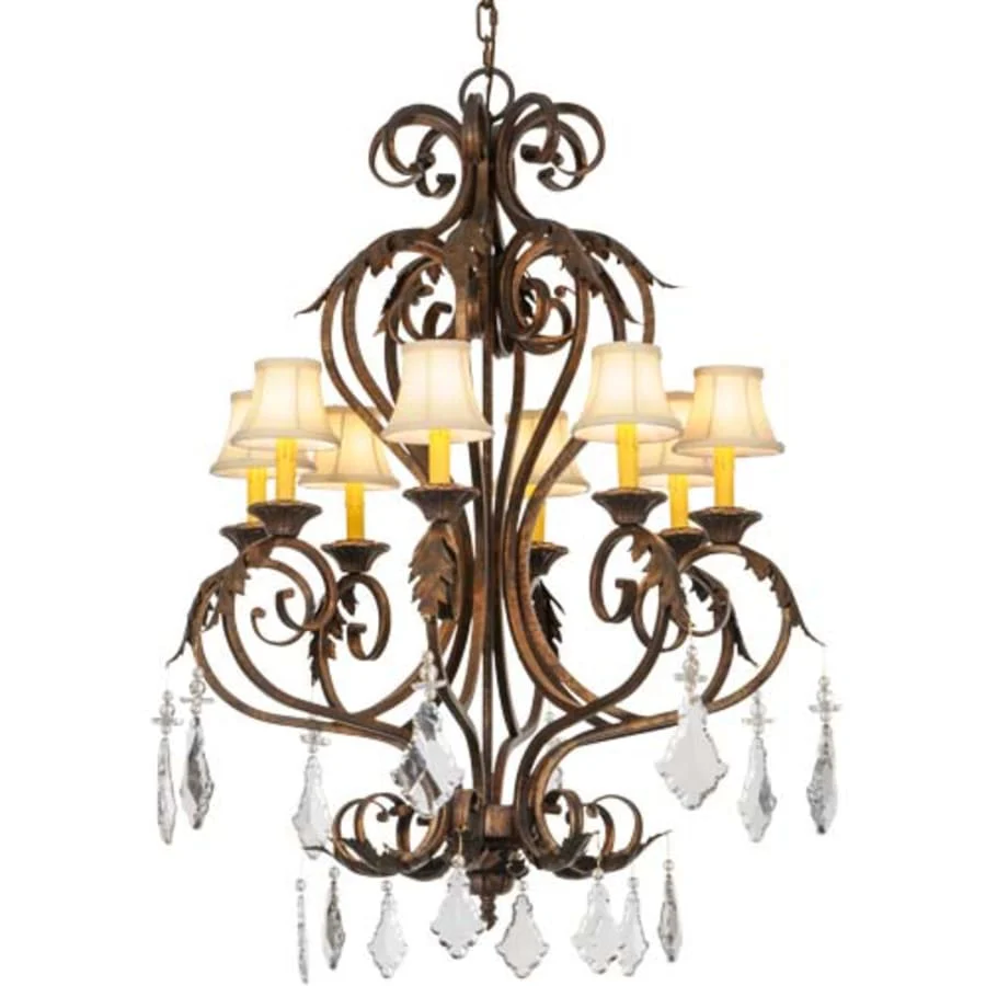 Meyda Tiffany Josephine 8 Light 30" Wide Chandelier - Image 1