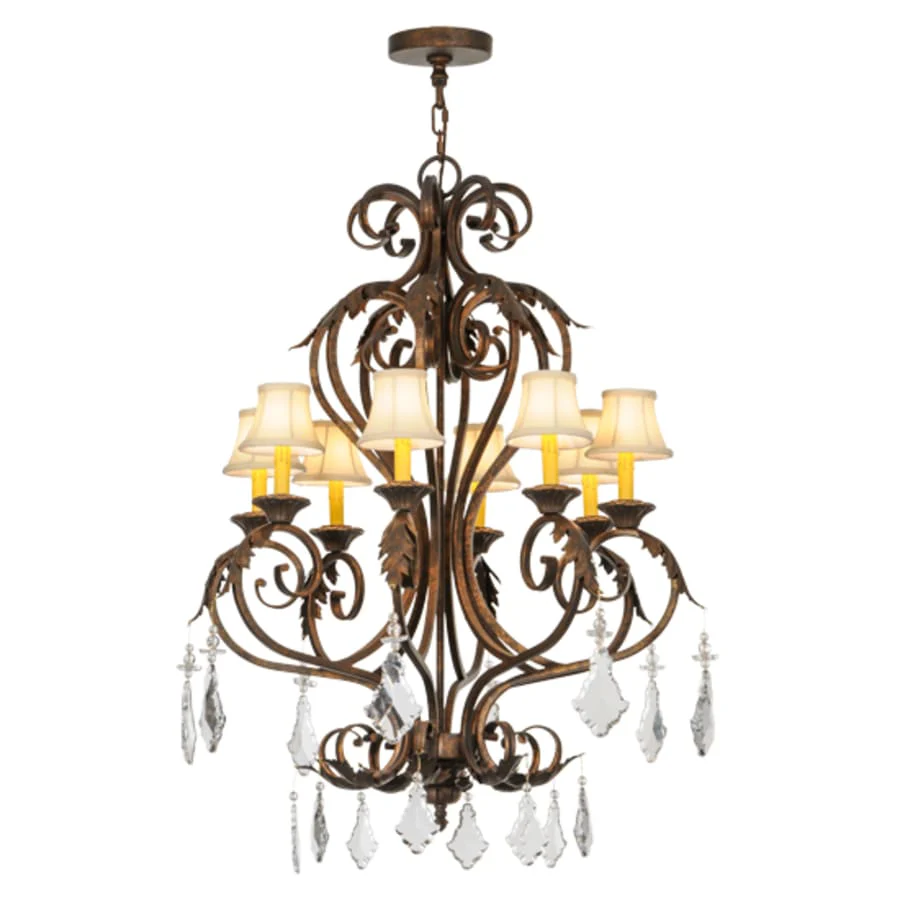 Meyda Tiffany Josephine 8 Light 30" Wide Chandelier - Image 2