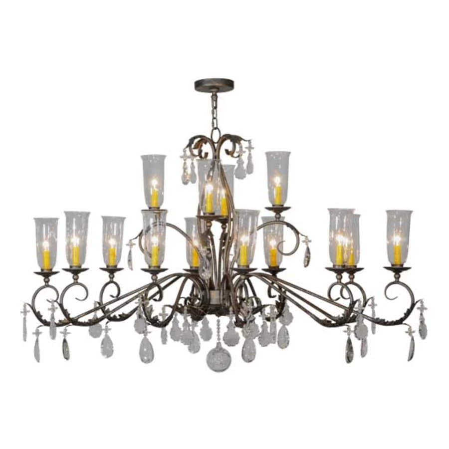 Meyda Tiffany Long Windsor 14 Light 38" Wide Chandelier - Image 1