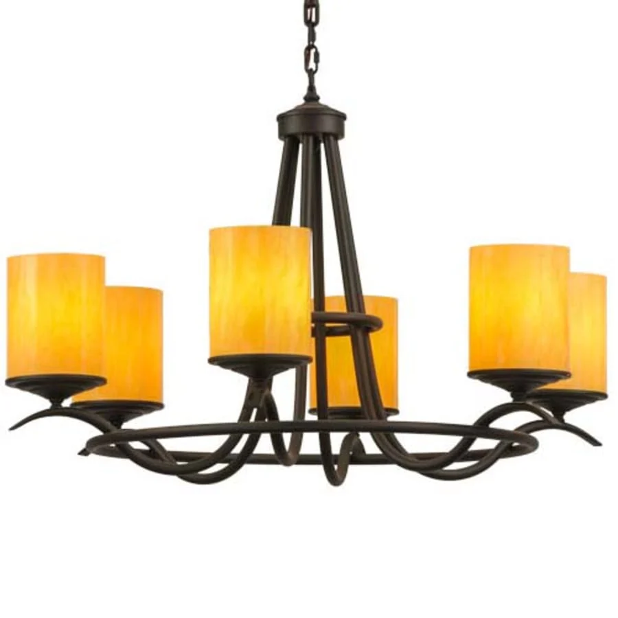 Meyda Tiffany Octavia 6 Light 39" Wide Ring Chandelier - Image 1
