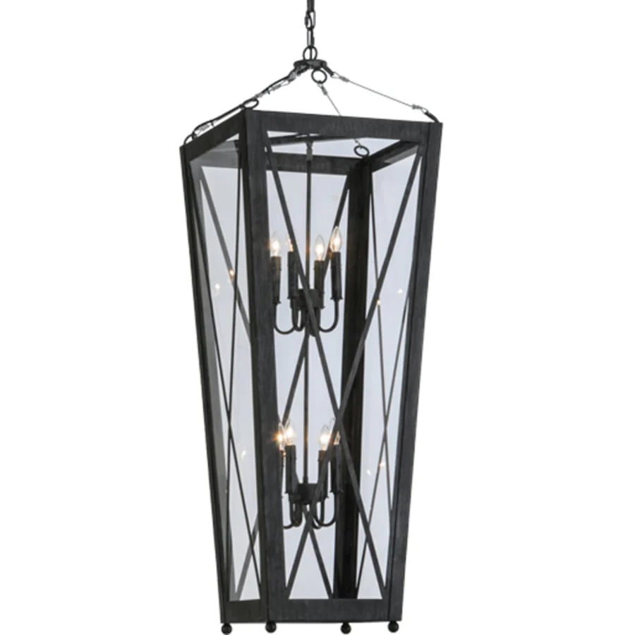 Meyda Tiffany Eures 8 Light 26" Wide Taper Candle Pendant - Image 1