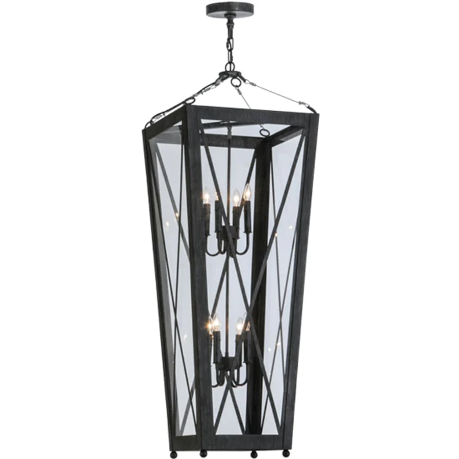 Meyda Tiffany Eures 8 Light 26" Wide Taper Candle Pendant - Image 2