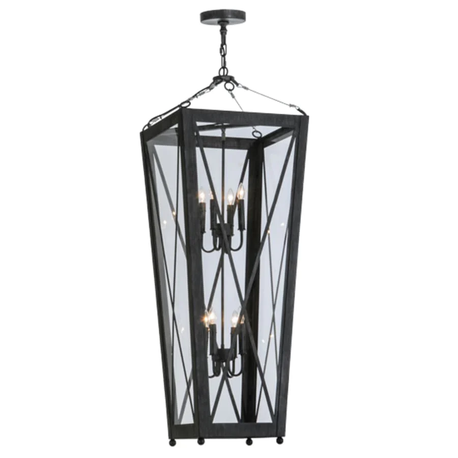 Meyda Tiffany Eures 8 Light 26" Wide Taper Candle Pendant - Image 3