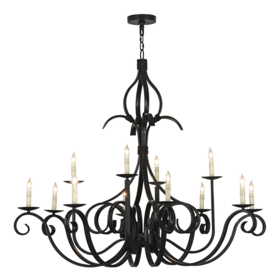 Meyda Tiffany Cypress 40 Light 54" Wide Taper Candle Style Chandelier - Image 2