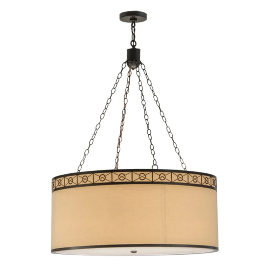 Meyda Tiffany Cilindro 6 Light 37" Wide Suspension Pendant - Image 2