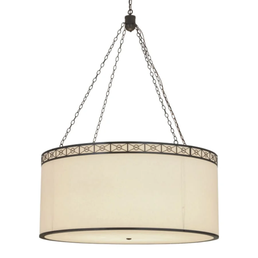 Meyda Tiffany Cilindro 8 Light 48" Wide Suspension Pendant - Image 1
