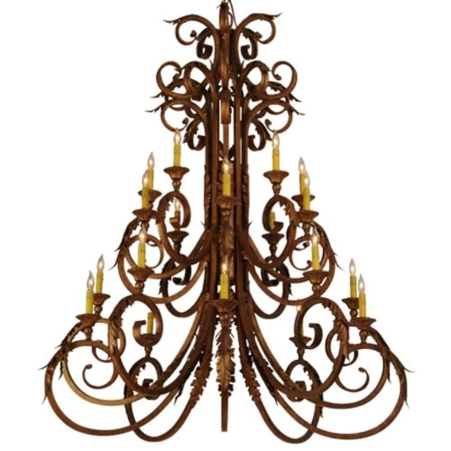 Meyda Tiffany Serratina 20 Light 48" Wide Taper Candle Style Chandelier - Image 1