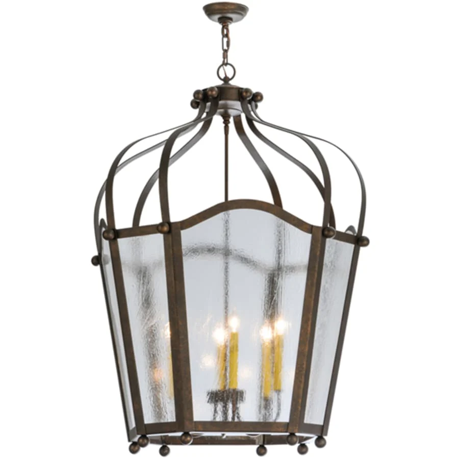Meyda Tiffany Citadel 6 Light 33" Wide Taper Candle Pendant - Image 3