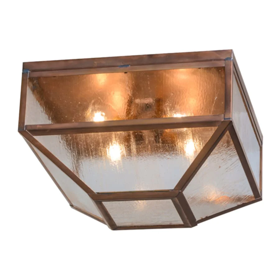 Meyda Tiffany Mission Prime 4 Light 29" Wide Flush Mount Ceiling Fixture - Image 3