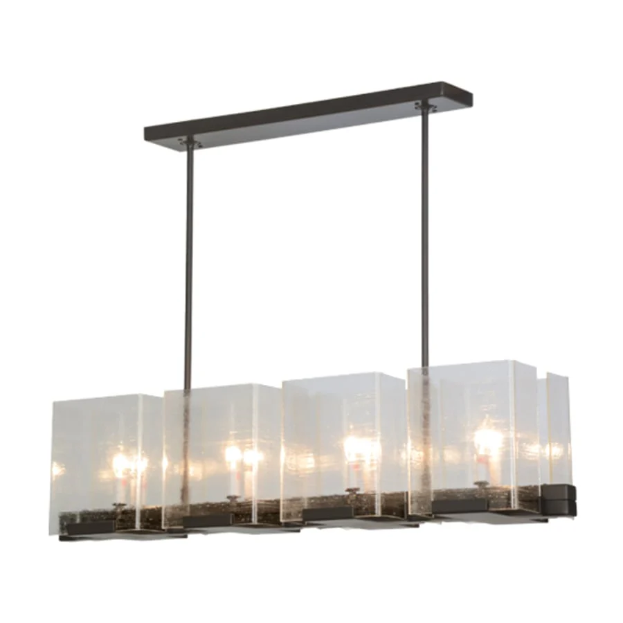 Meyda Tiffany Ice Cube 8 Light 41" Wide Linear Chandelier - Image 2