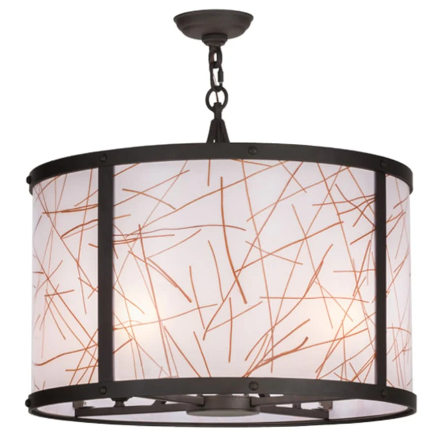 Meyda Tiffany Veritas 4 Light 24" Wide Pendant - Image 3
