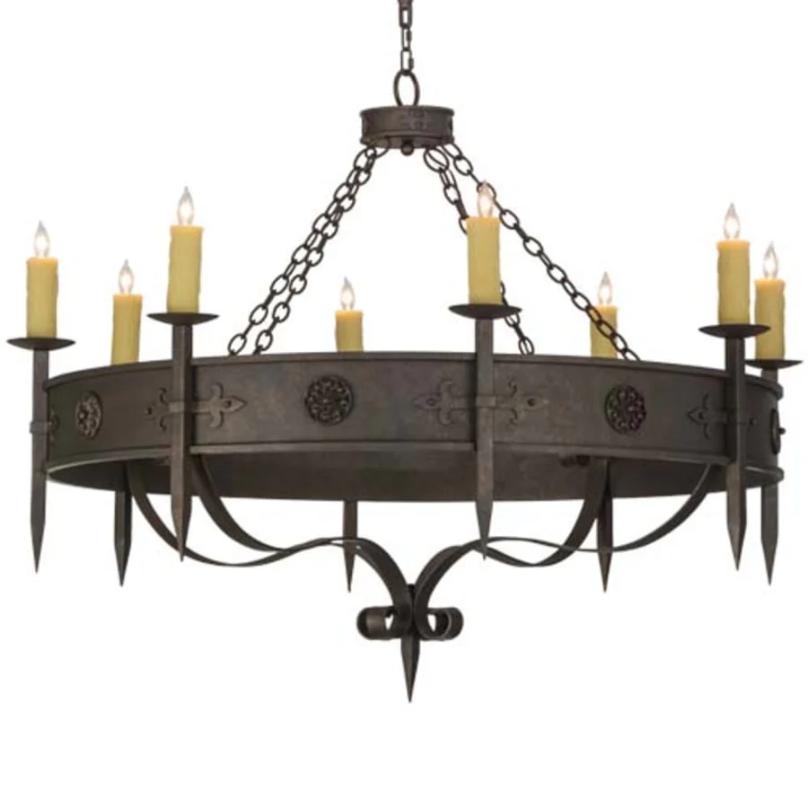Meyda Tiffany Calandra 8 Light 54" Wide Taper Candle Style Chandelier - Image 1