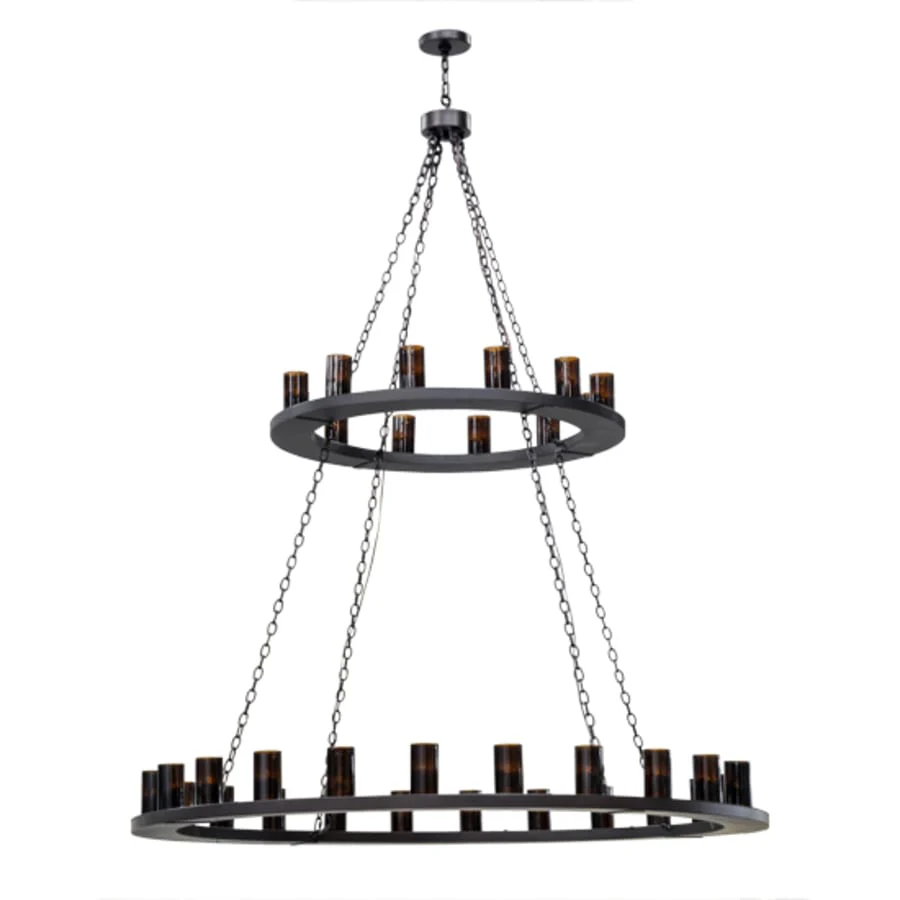 Meyda Tiffany Loxley 36 Light 72" Wide Ring Chandelier - Image 3
