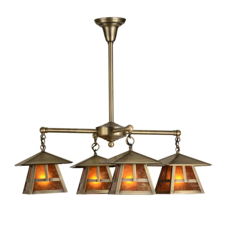 Meyda Tiffany Stillwater T Mission 4 Light 30" Wide Chandelier - Image 2