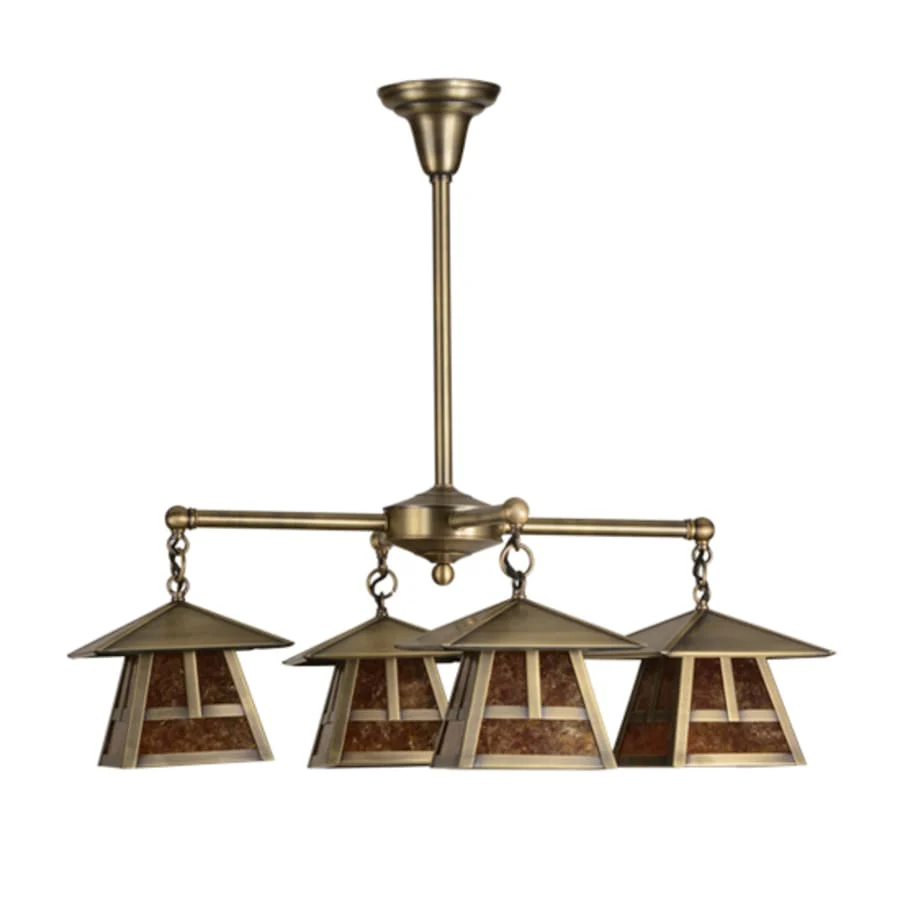 Meyda Tiffany Stillwater T Mission 4 Light 30" Wide Chandelier - Image 3