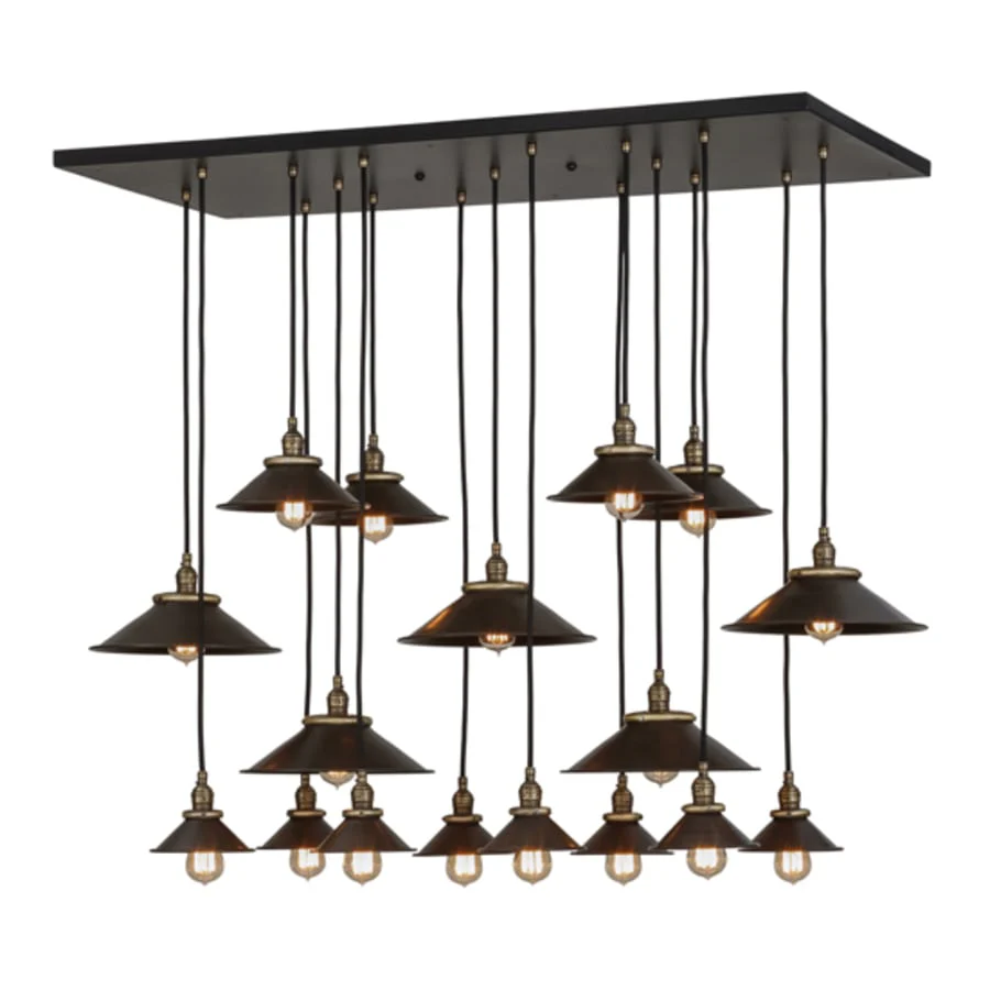 Meyda Tiffany Revival 17 Light 24" Wide Multi Light Pendant - Image 3