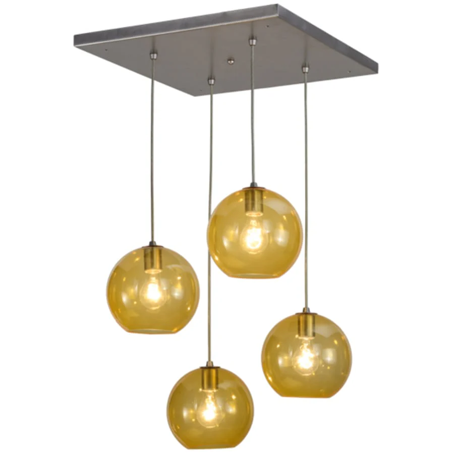 Meyda Tiffany Bola 4 Light 28" Wide Multi Light Pendant - Image 1