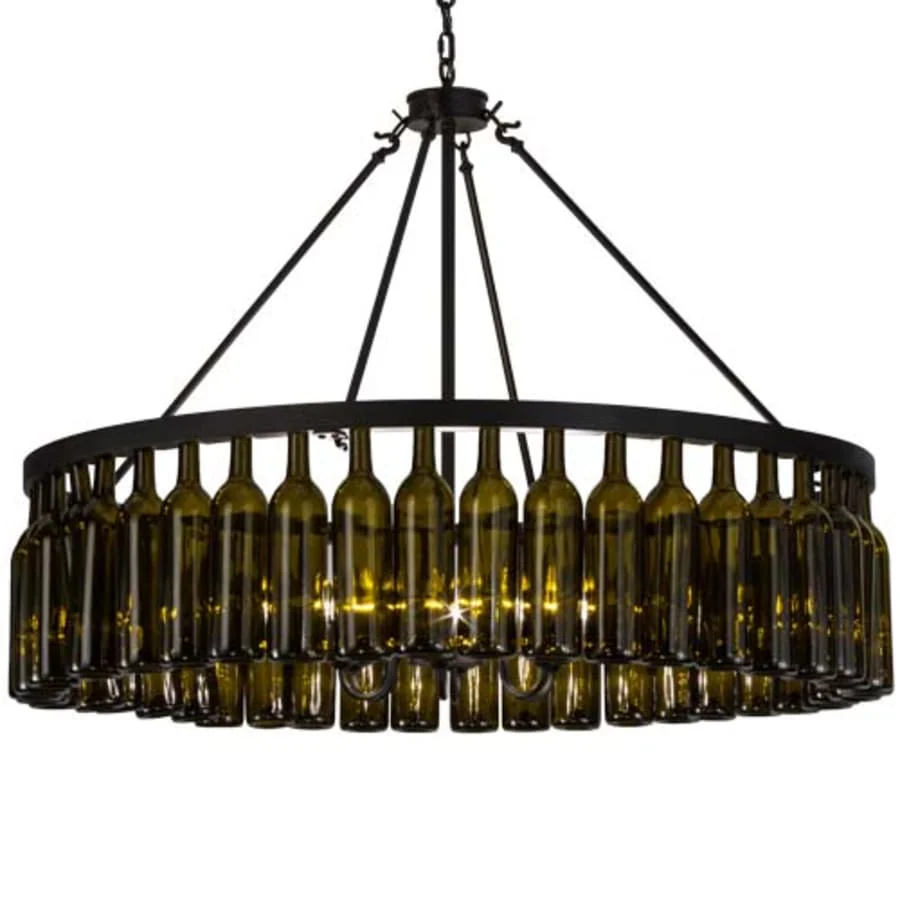 Meyda Tiffany Tuscan Vineyard 6 Light 48" Wide Ring Chandelier - Image 1