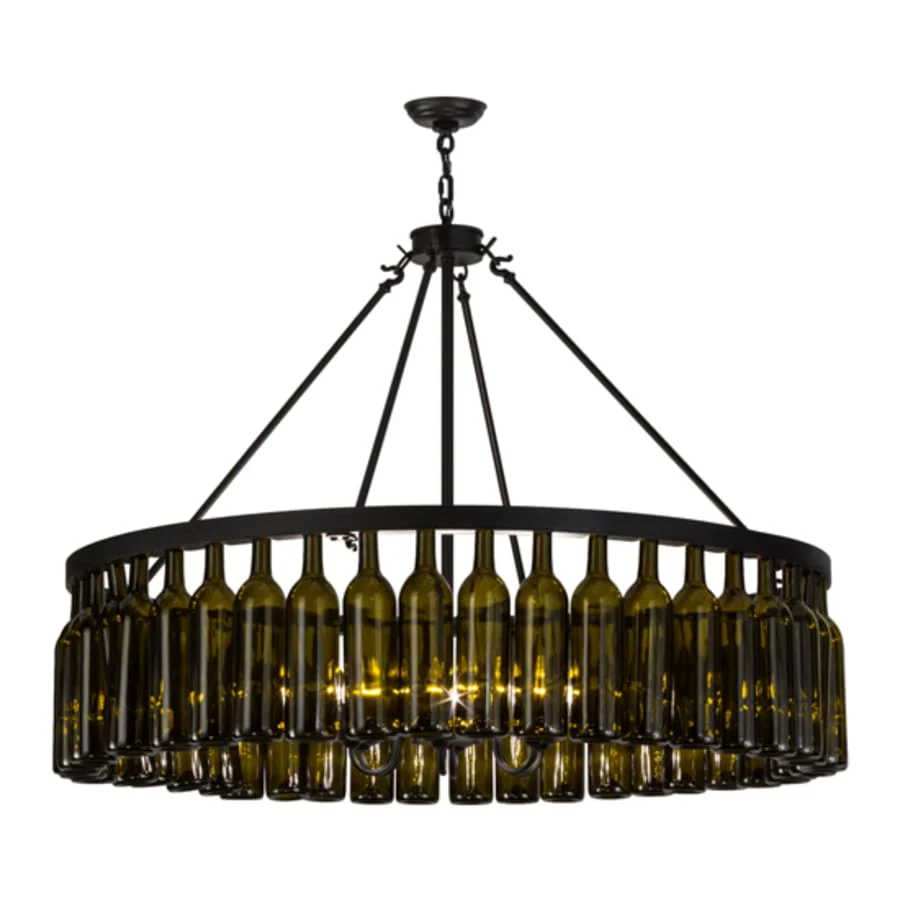 Meyda Tiffany Tuscan Vineyard 6 Light 48" Wide Ring Chandelier - Image 2