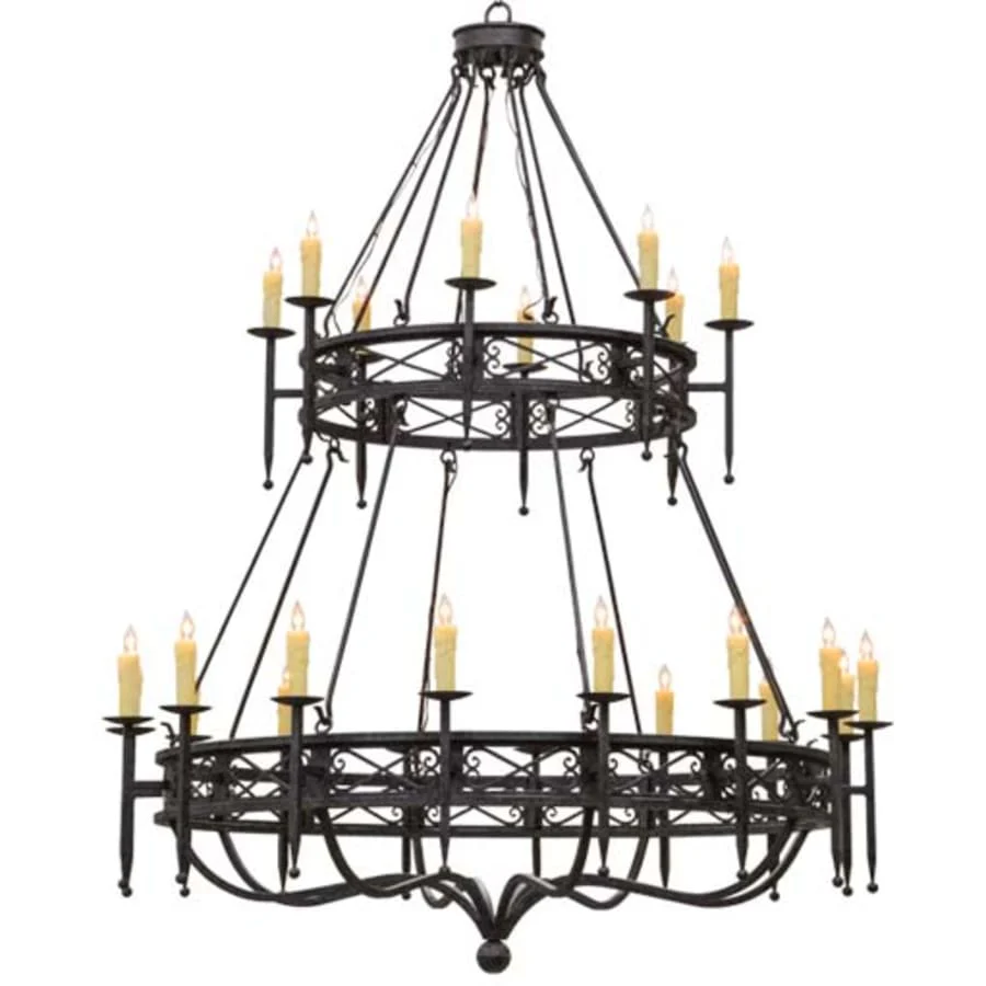 Meyda Tiffany Gina 24 Light 70" Wide Taper Candle Style Chandelier - Image 1