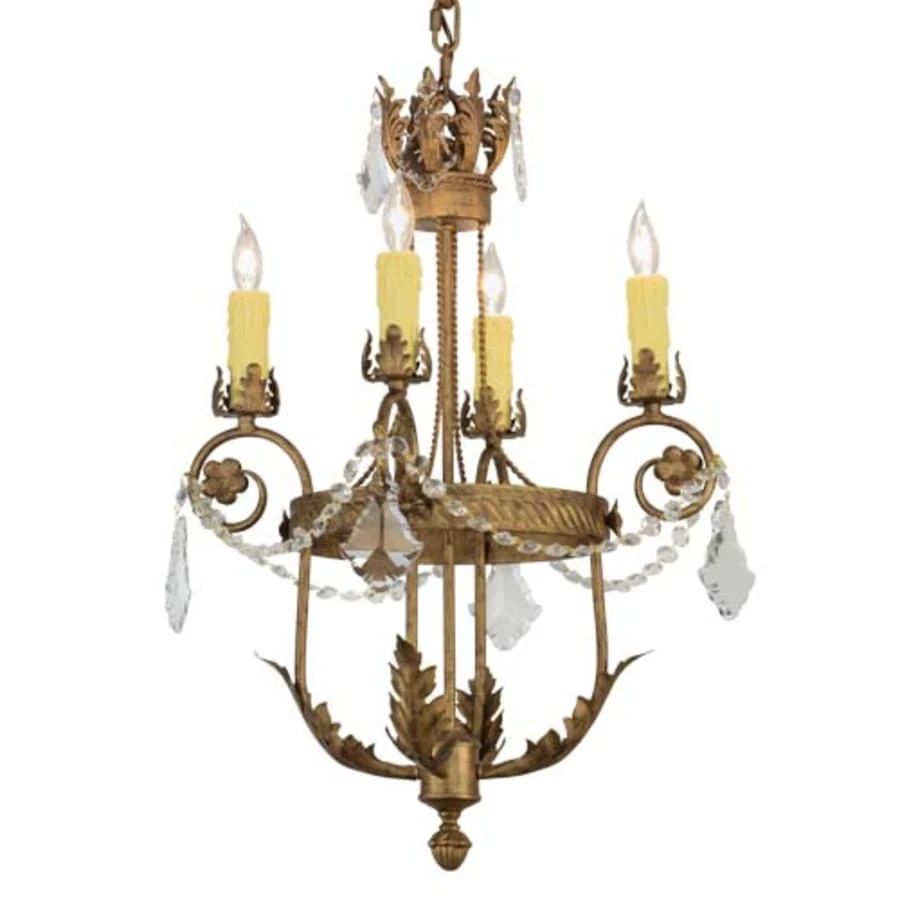 Meyda Tiffany Antonia 4 Light 18" Wide Taper Candle Multi Light Pendant - Image 1