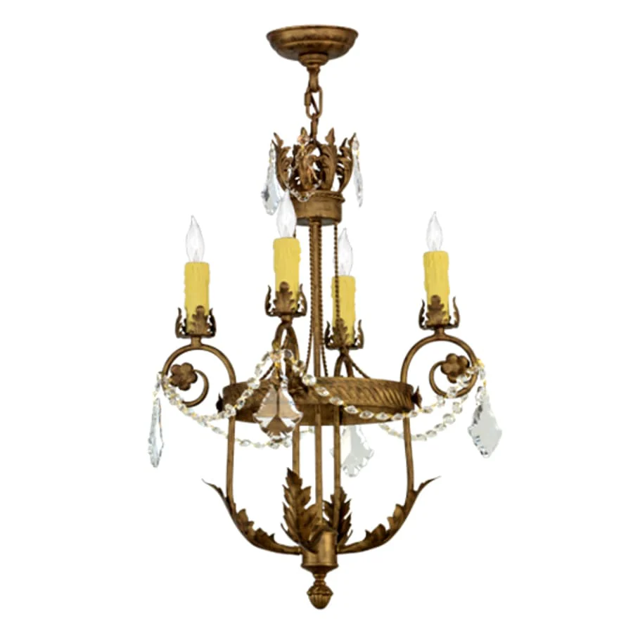 Meyda Tiffany Antonia 4 Light 18" Wide Taper Candle Multi Light Pendant - Image 3