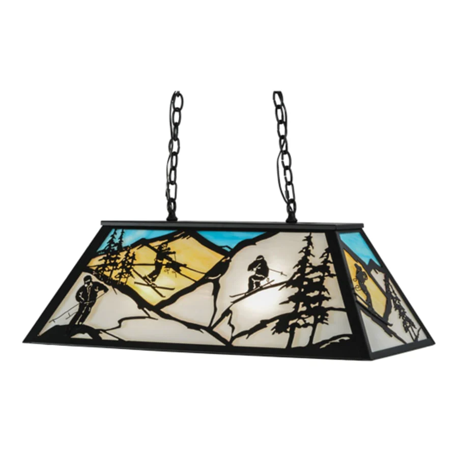 Meyda Tiffany Alpine 6 Light 33" Wide Linear Pendant - Image 2
