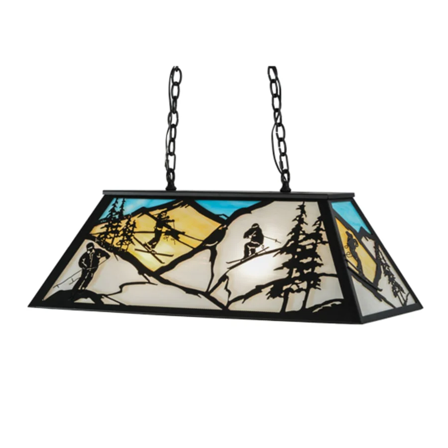 Meyda Tiffany Alpine 6 Light 33" Wide Linear Pendant - Image 3