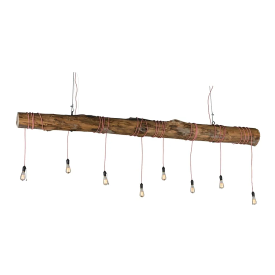 Meyda Tiffany Hounds Tooth 8 Light 120" Wide Abstract Linear Pendant - Image 1