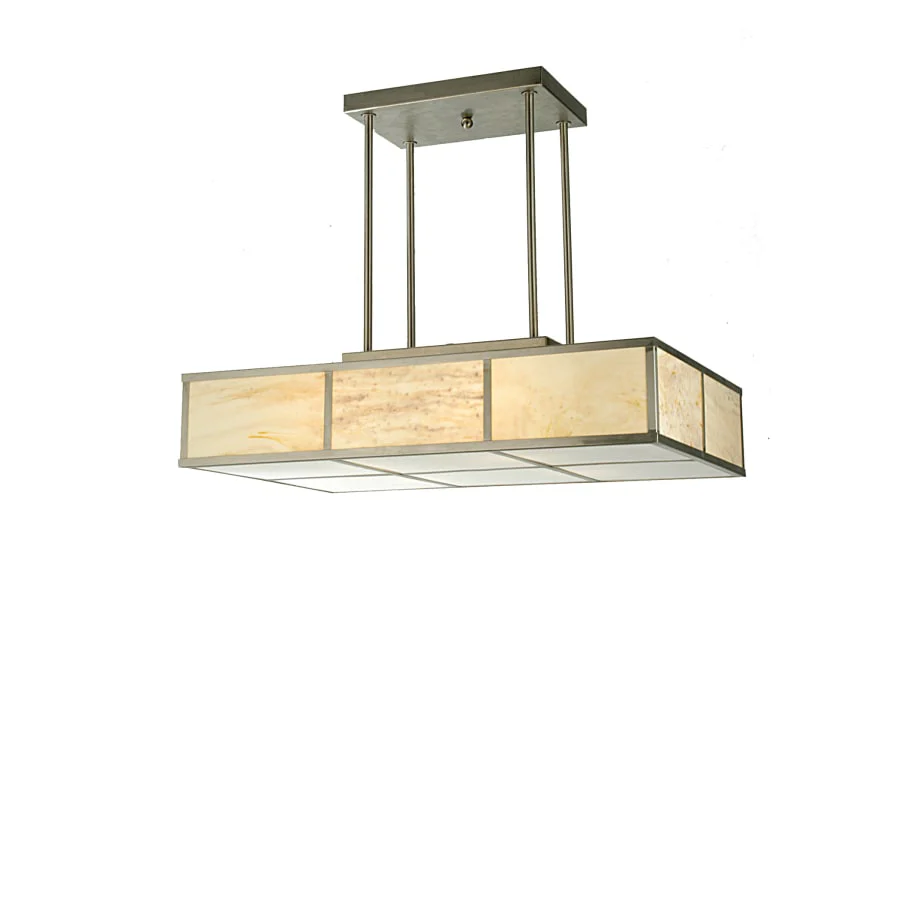 Meyda Tiffany 30" L Kyoto Oblong Inverted Pendant - Image 1
