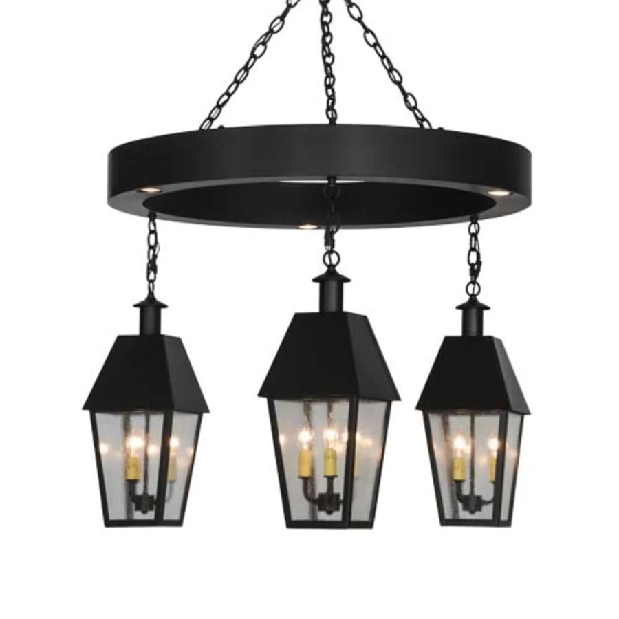 Meyda Tiffany Oneida 10 Light 42" Wide Lantern Chandelier - Image 1