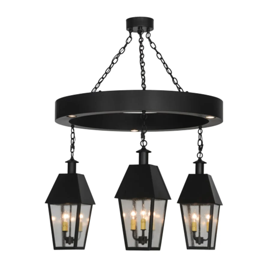 Meyda Tiffany Oneida 10 Light 42" Wide Lantern Chandelier - Image 2