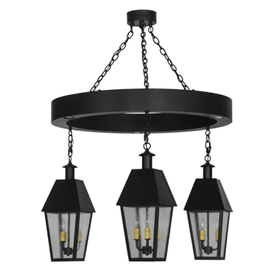 Meyda Tiffany Oneida 10 Light 42" Wide Lantern Chandelier - Image 3