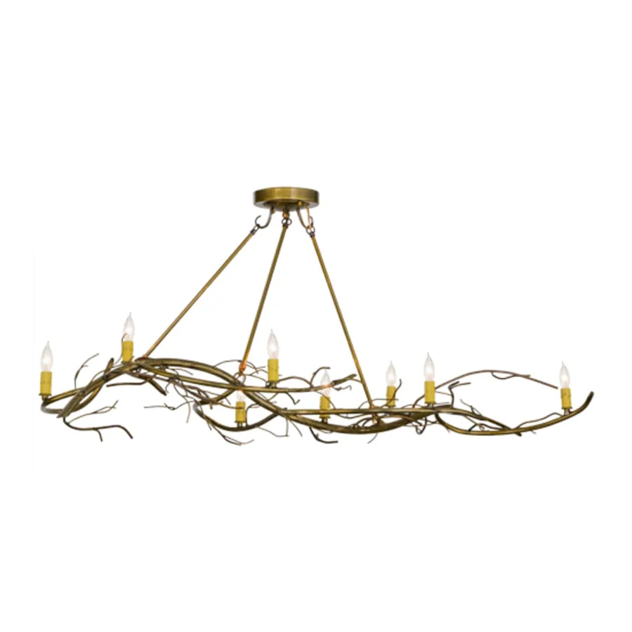 Meyda Tiffany Winter Solstice 8 Light 25" Wide Candle Style Chandelier - Image 2