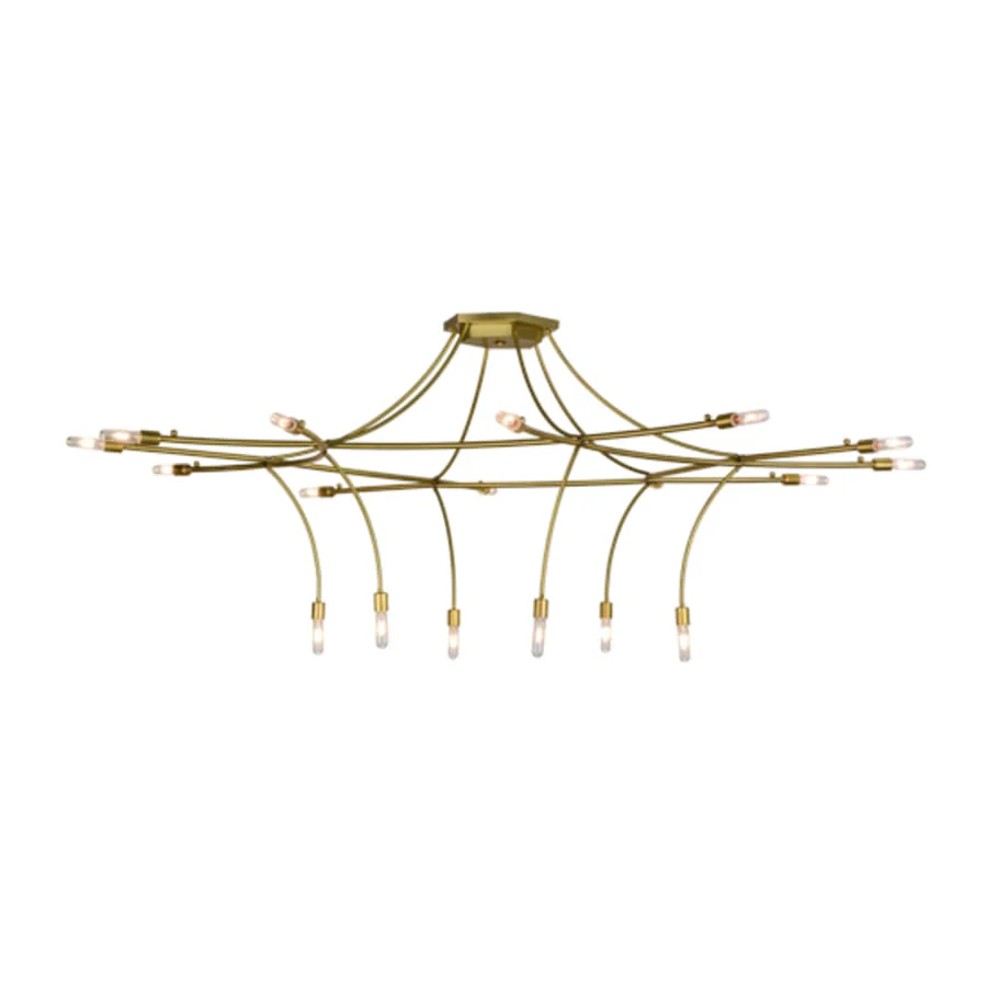 Meyda Tiffany ISON 18 Light 84" Wide Taper Candle Ring Chandelier - Image 2